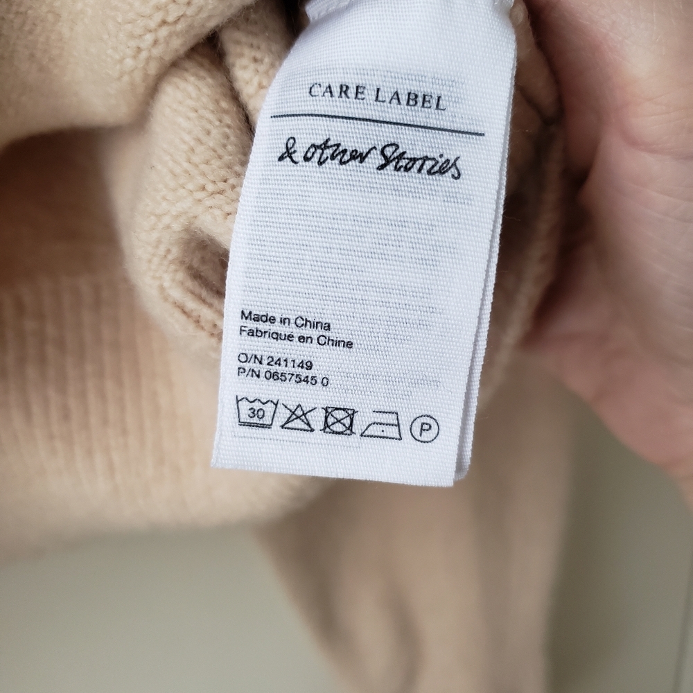 & Other Stories Mock Neck Sweater - Picture 4 of 7